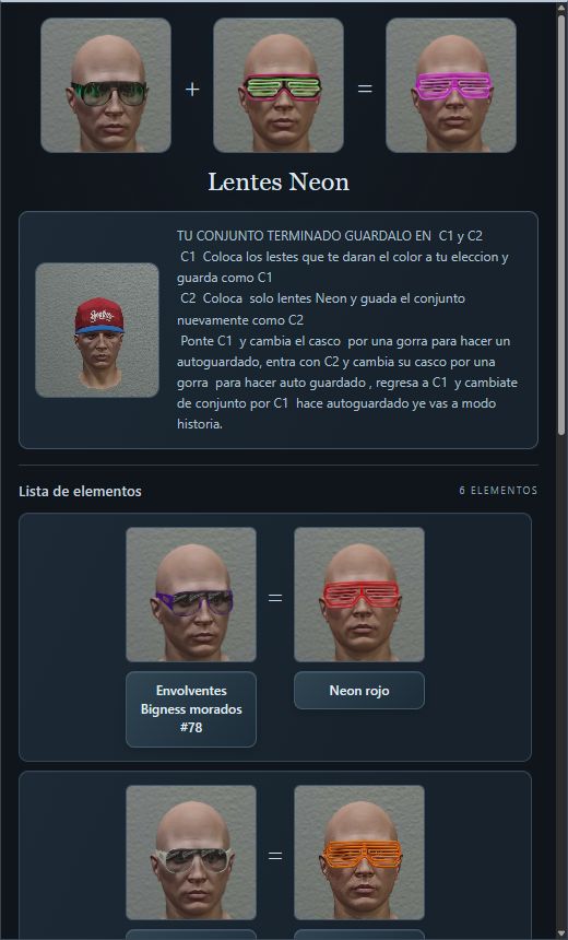 Guía BEFF de Lentes Neon